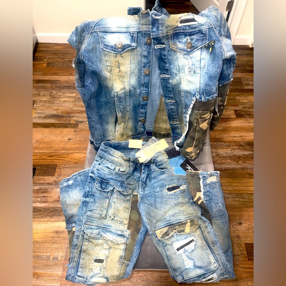 Brand new Jordan Craig jean outfit boys size 10